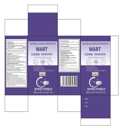 Principal Display Panel (Wart Corn Remover Fast Acting Liquid)